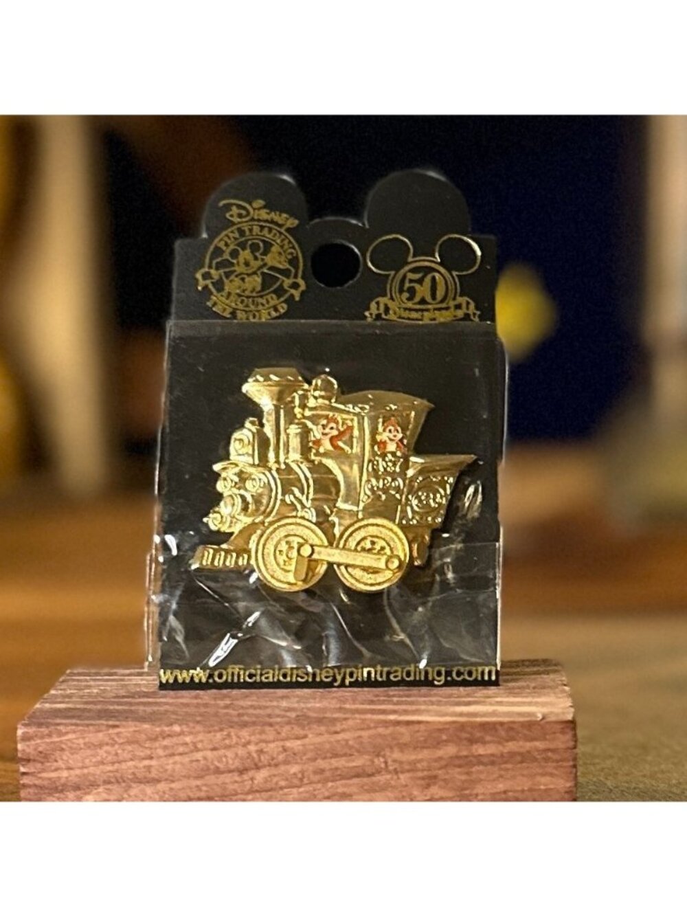 50th Disneyland; Chip 'n' Dale Train Golden Vehicles Collection 10 of 11